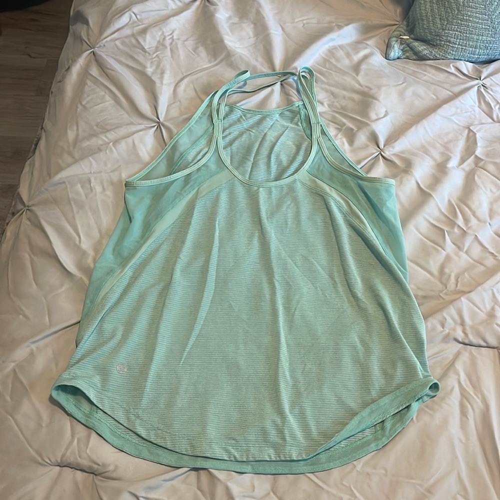 Seafoam green workout tank